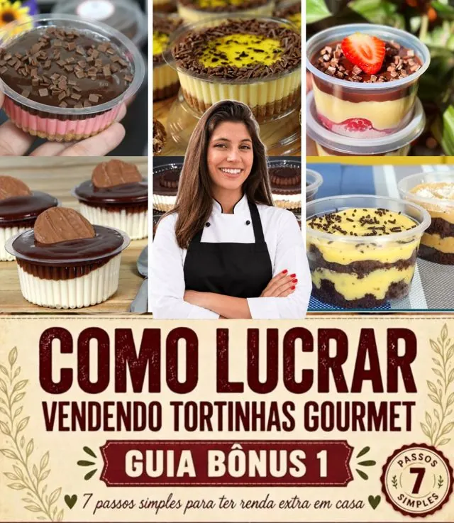 Capa do bônus 1: Como lucrar vendendo tortinhas gourmet